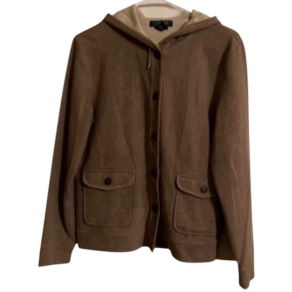 ❤️HP❤️LAUREN RALPH LAUREN BUTTON UP JACKET - Picture 1 of 3